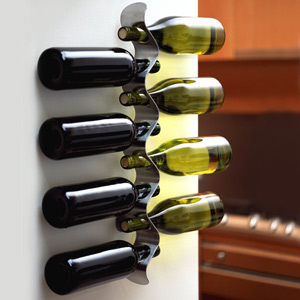 Black Blum Flow Wine Rack
