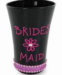 Black Brides Maid Shooter Glass