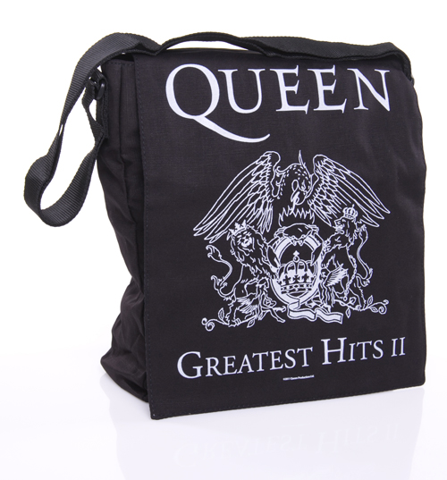 Black Canvas Queen Greatest Hits Folder Bag
