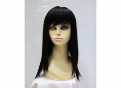 Black Cosplay Synthetic Hair - Straight