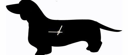 Dachshund Clock with Wagging Tail 3185C