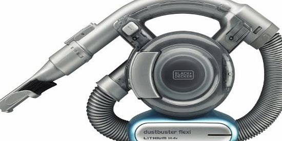 BLACK DECKER Black   Decker PD1420LP-GB Lithium Flexi Vacuum with Pet Hair Removal Tool, 14.4 V - Light Blue