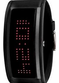 Black Dice Guru Watch in Black with LED Display