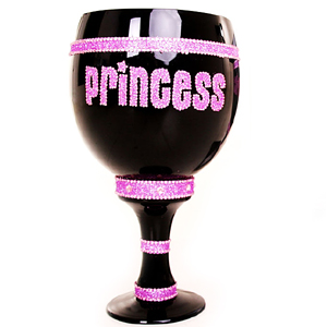 Black Glass Princess Cup