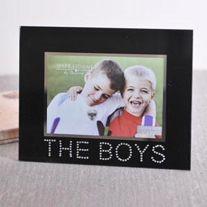 Black Glass The Boys Photo Frame