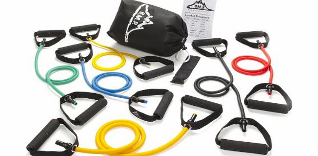 Black Mountain Products New Strong Man Set of 6 Resistance Bands