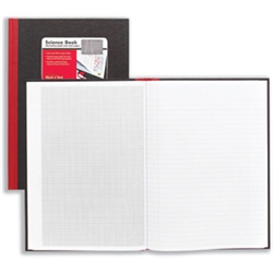 Black N Red Book Casebound 90gsm Graph Ruled