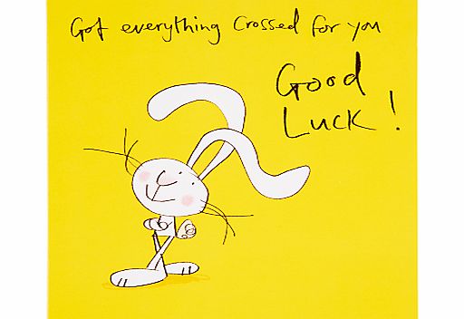 Black Olive Everything Crossed Good Luck Card