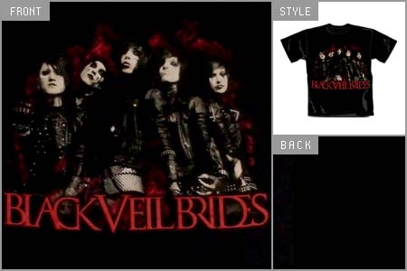 Black Veil Brides (Leather) T-shirt phd_PH5799TSF