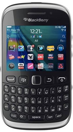 BlackBerry  Curve 9320 Mobile Phone on / Orange / Pre-Pay / Pay as you go / PAYG - Black