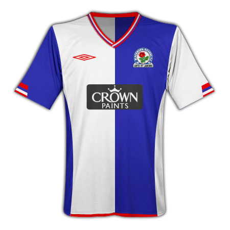 Blackburn Umbro 09-10 Blackburn Rovers home shirt