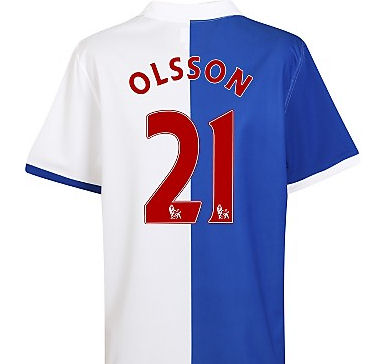 Blackburn Umbro 2010-11 Blackburn Rovers Home Shirt (Olsson 21)