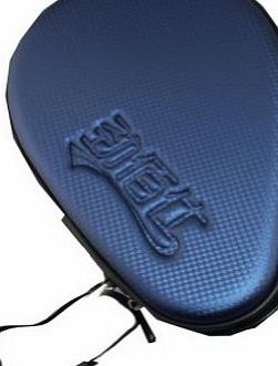 Blancho Hard Cover for Tabel Tennis Paddle and Balls, PingPong Racket Bag, Royal Blue