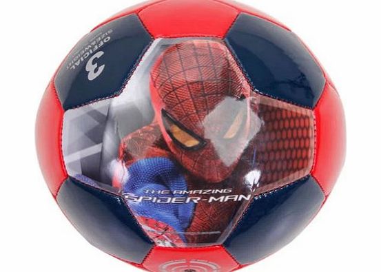 Blancho Spider-Man Size 3 Soccer Ball for Kids Ideal Gifts for Kids, Diameter: 18.2CM