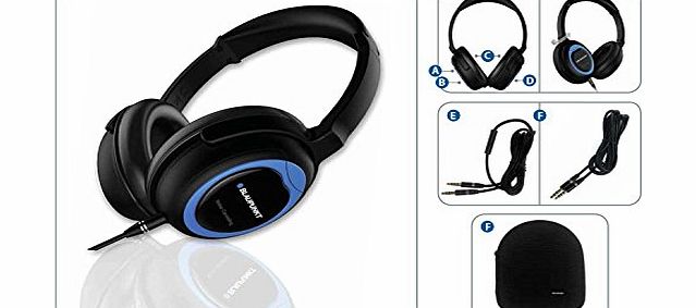 Blaupunkt Noise Cancelling Over-Ear Headphones BPA-402NC