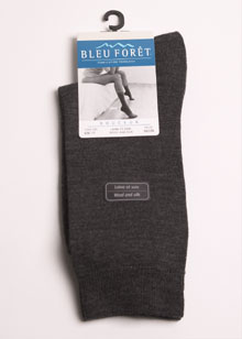Silk and Wool mid-calf socks