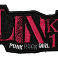 Punk Rock Girl Patch