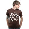 182 T-shirt - Smiley (Brown)