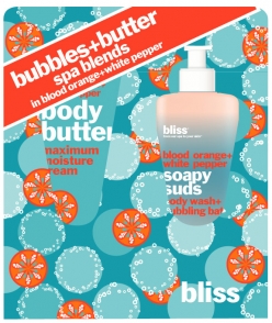 bliss BUBBLES and BUTTER GIFT SET - BLOOD ORANGE