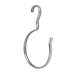 Bliss Products Axis Chrome Accessories Loop To Hook Over A Rod Inside A Wardrobe Or Cupboard