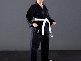 Blitz Poly Cotton Student Karate Suit - Black, 4 - 170 cm