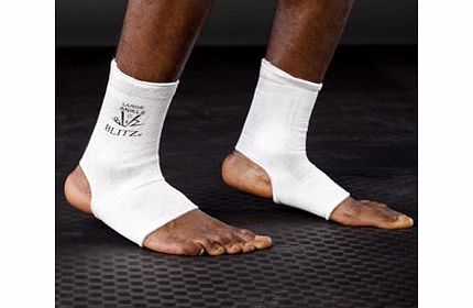 Blitz Sport Elastic Ankle Support Medium White