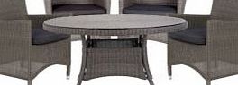 Blooma Comoro Rattan Effect 4 Seater Dining Set