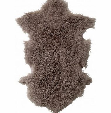 Bloomingville Mongolian lambskin rug - light grey `One size