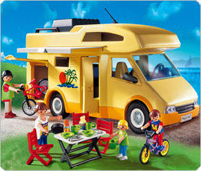 Blossom Farm Playmobil Family Camper Van
