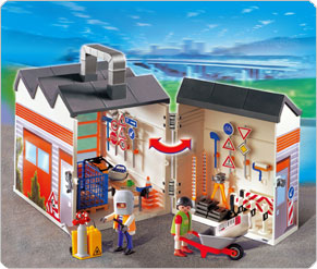 Playmobil Take Along Construction Garage