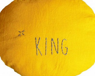 Blossom Paris D23cm Round King Cushion Mustard `One size