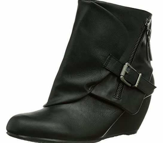 Womens Bilocate Boots BF3348 Black Old Saddle 5 UK, 38 EU