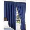 Blue Blackout Curtains 54 inch