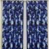 Blue Camouflage Curtains 54s