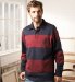 Pure Cotton Block Stripe Rugby Shirt