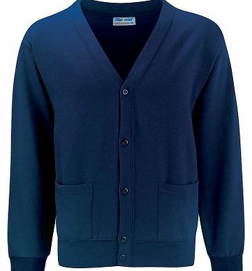 Blue Max Banner Blue Max Mens Select Cardigan Sweater Navy Blue Large