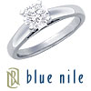 Blue Nile Cathedral Engagement Ring Setting in 18k White