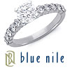 Blue Nile Diamond Engagement Ring Setting in Platinum