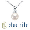 Blue Nile Freshwater Cultured Pearl and Diamond Pendant in