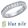 Blue Nile Platinum Channel-Set Diamond Ring