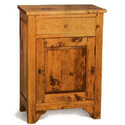 Blue Star - French Pine Bedside Cabinet