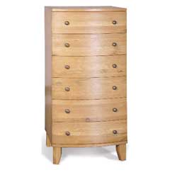 Blue Star - Seville Oak 6 Drawer Chest