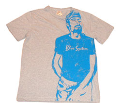Blue System Guy print front t-shirt