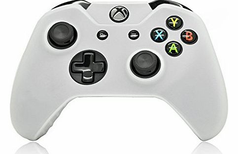 BlueBeach Silicone Cover for XBOX ONE Wireless controller Skin (White)