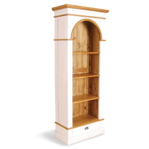 French Painted Bookcase - cream
