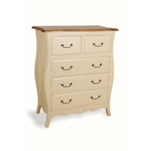 French Painted Monique 23 Drawer Chest - cream