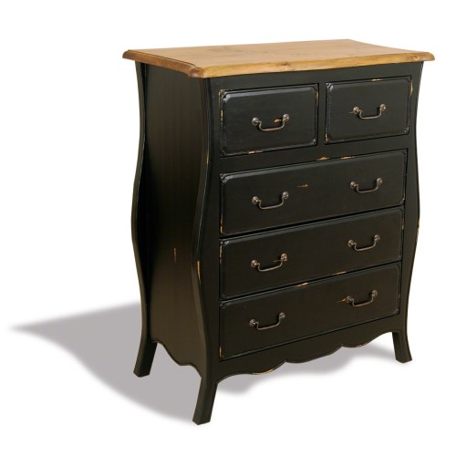 French Painted Monique 3+2 Drawer Chest in