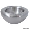 Smooth Rounded Silver Ashtray 10.5cm