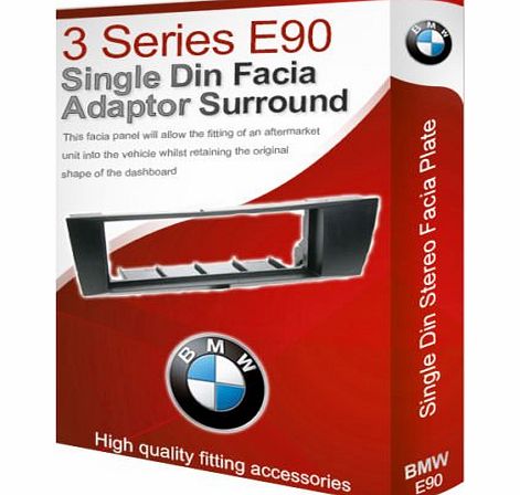BMW 3 Series E90 Stereo Radio Facia Fascia Adapter Panel Plate Trim Cd Surround