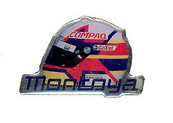 Montoya Helmet Pin Badge